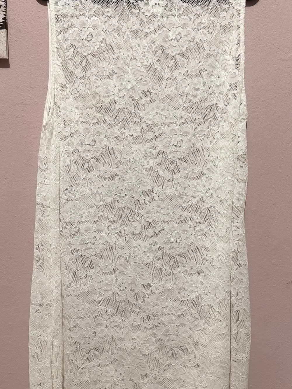 SHEIN White  Lace Slip Top